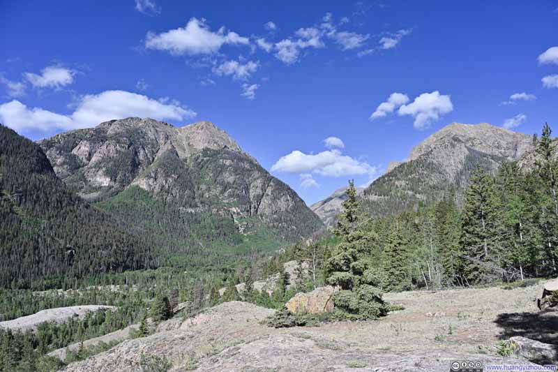 Mountains Flanking Cottonwood Creek Valley