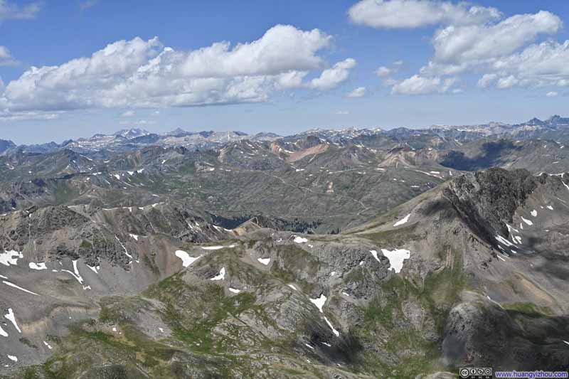 San Juan Mountains to the Northwest