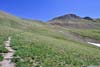 Trail through Grassy Field to Redcloud Peak