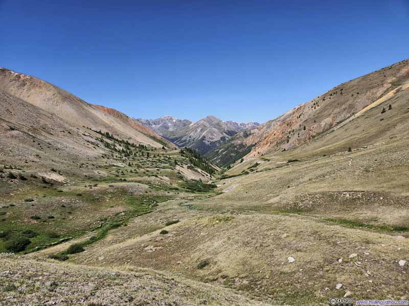 Handies Peak across Valley and Basin