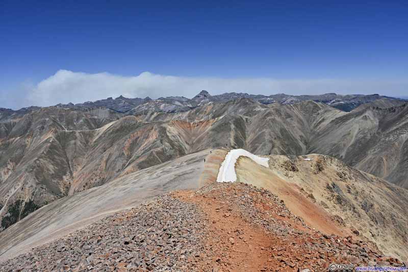 Mountains to the North from Redcloud Peak