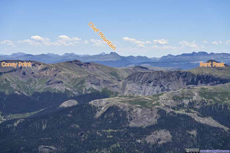 Mountains to the Southeast