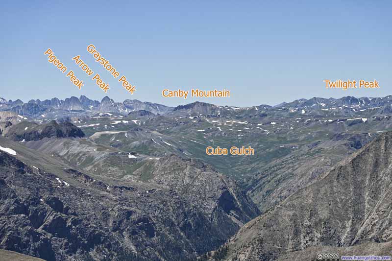 Mountains to the Southwest