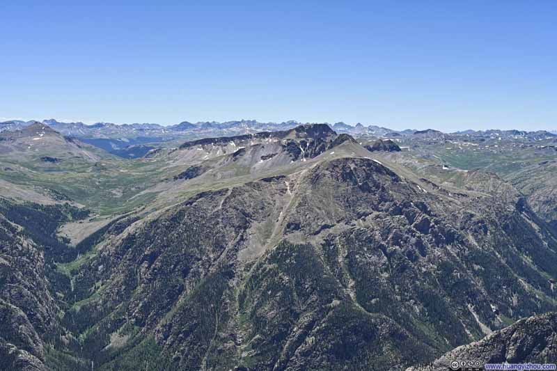 Mountains across Valley