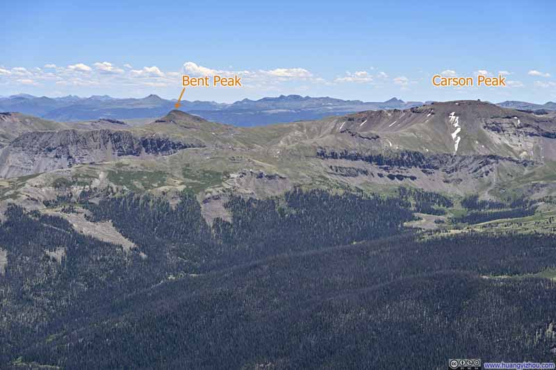 Mountains to the South