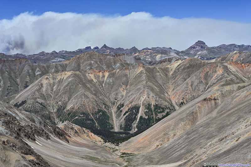 Mountains to the North from Sunshine Peak