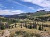 Trail against West Willow Creek Valley
