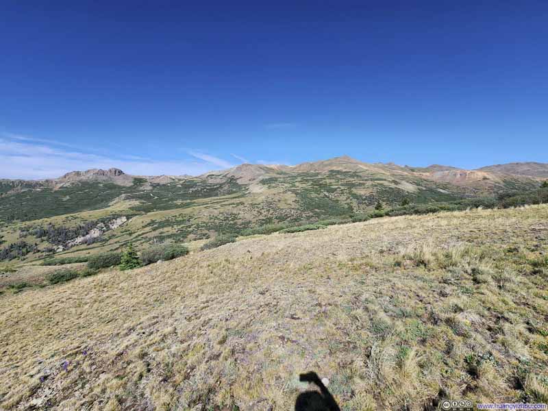 Mountains across West Willow Creek Valley