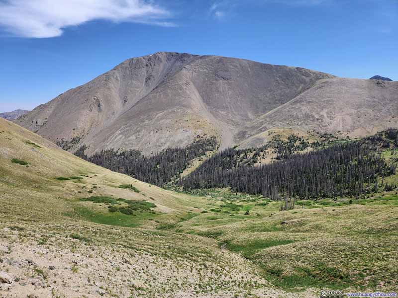San Luis Peak over Valley