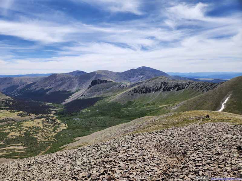 Mountains around Cochetopa Creek Valley