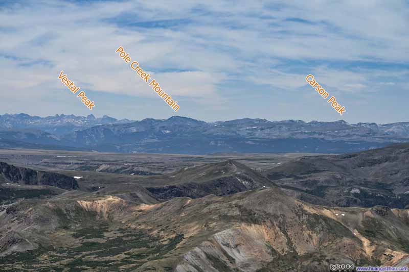 San Juan Mountains to the West