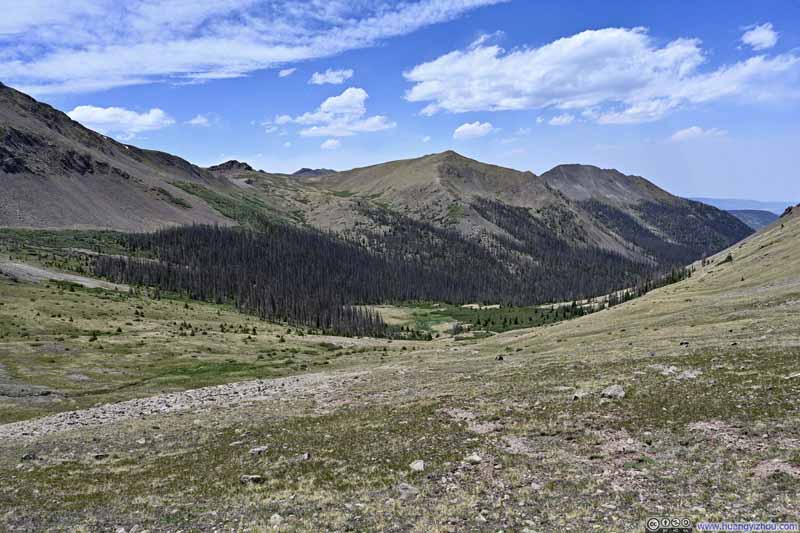 Hills across Spring Creek Valley