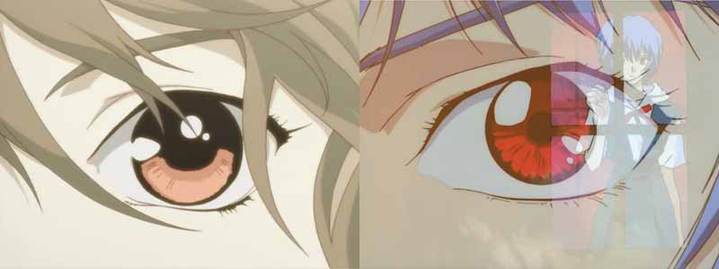 Comparison between RahXephon OP (Left, 49 seconds) and EVA OP(Right, 25 seconds)